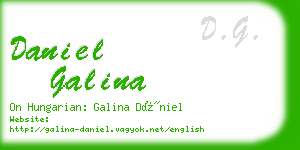 daniel galina business card